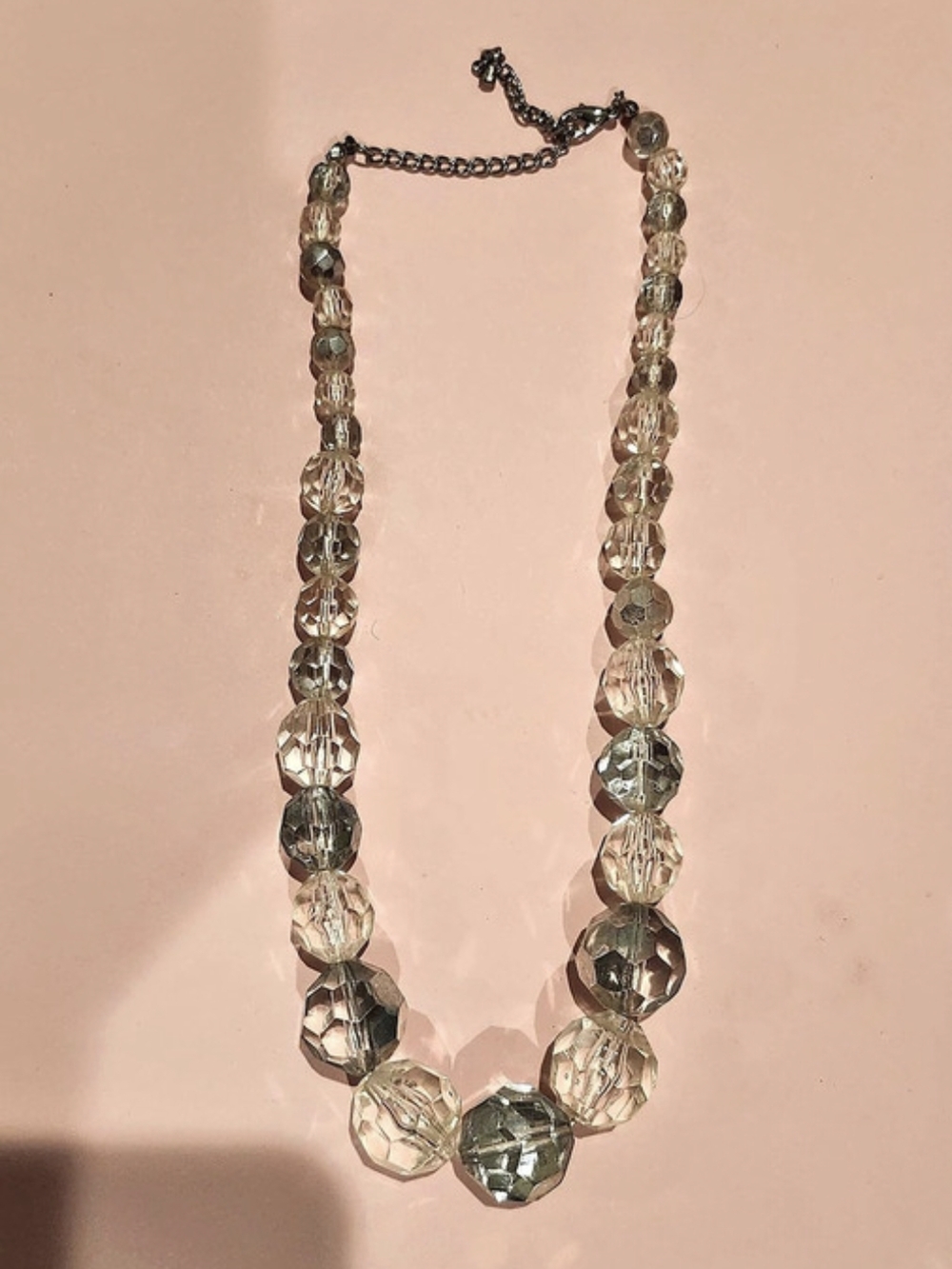 Crystal Beaded Statement Necklace